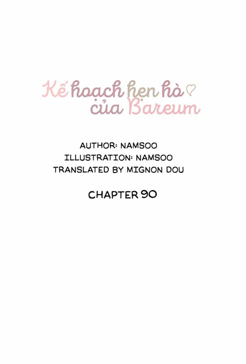 Kế Hoạch Hẹn Hò Của Bareum Chương 90 Ảnh 37