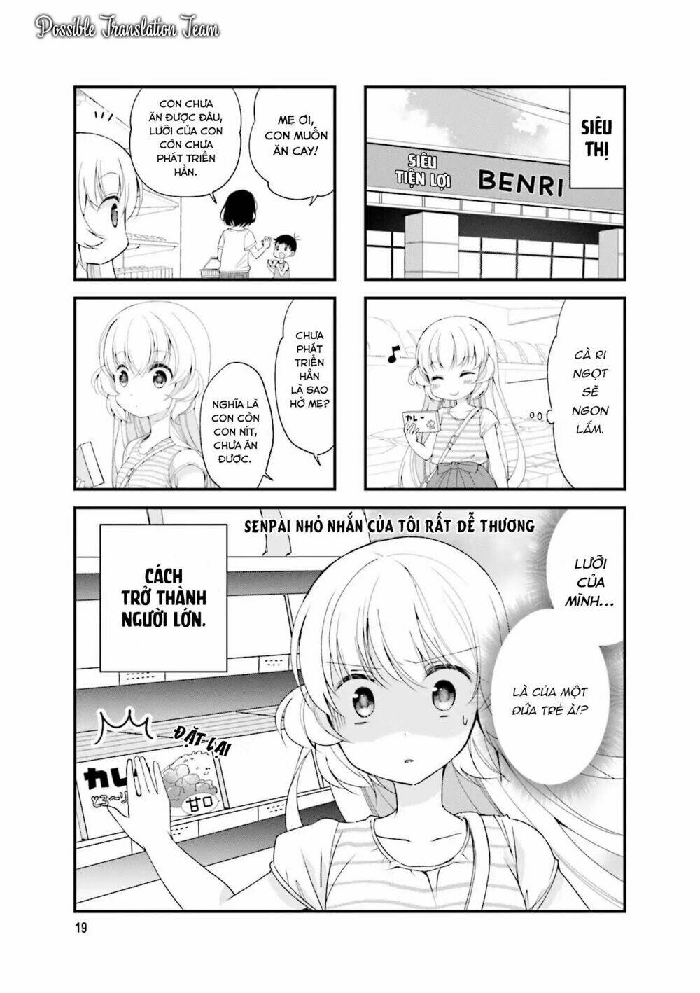 Senpai Nhỏ Nhắn Của Tôi Rất Dễ Thương Chương 18 Ảnh 4