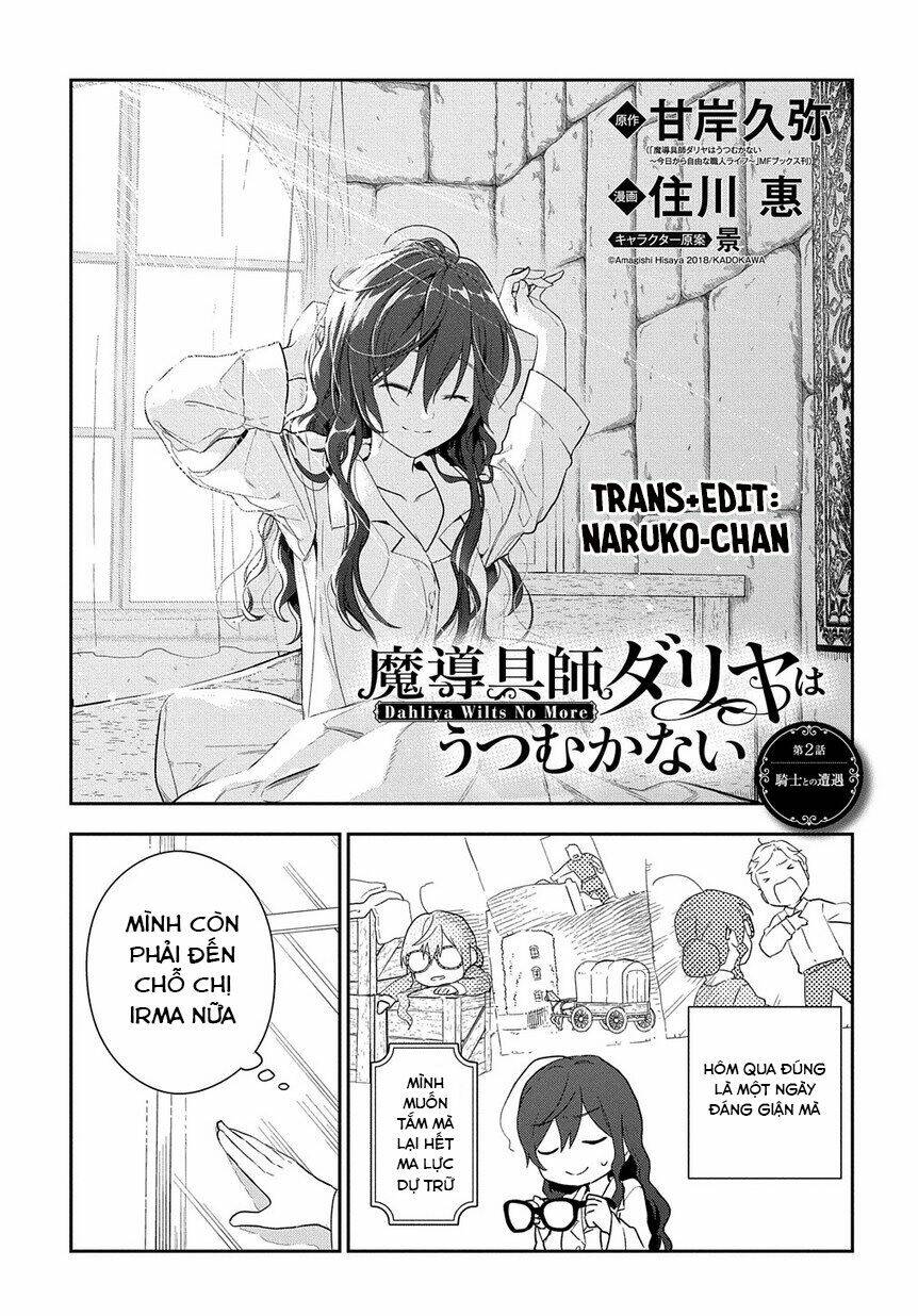 Madougushi Dahliya Wa Utsumukanai ~Kyou Kara Jiyuu Na Shokunin Life~ Vol 1 Chương 4 Ảnh 2