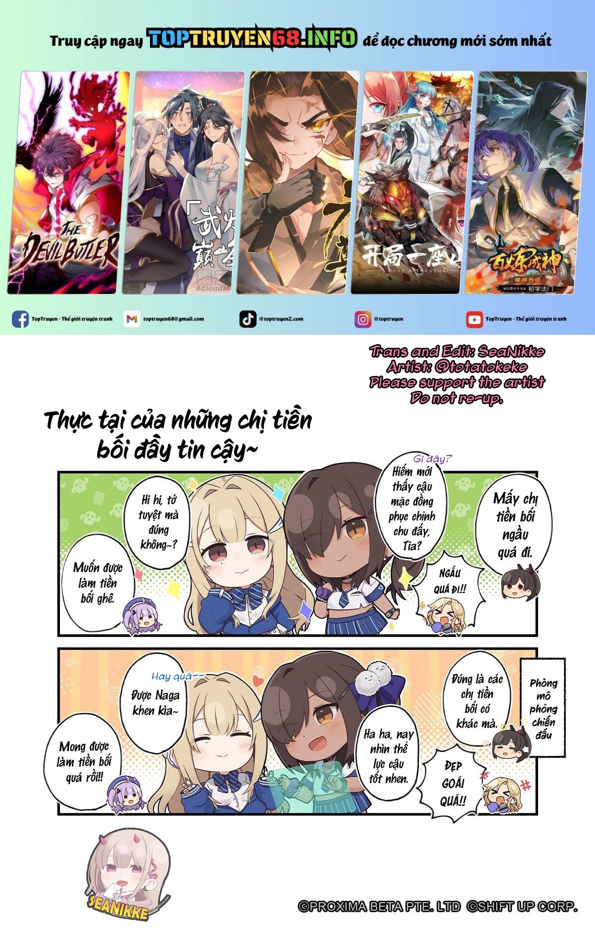 Goddess Of Victory: Nikke Official Four-Panel Comics Chương 25 Ảnh 2
