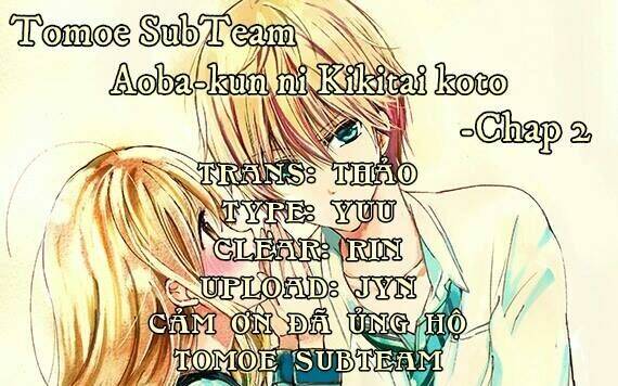 Aoba-Kun Ni Kikitai Koto Chương 2 Ảnh 2