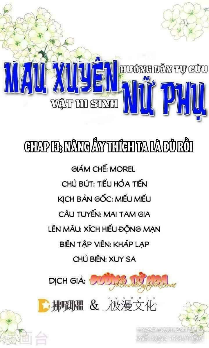 Mau Xuyên Hướng Dẫn Tự Cứu Vật Hi Sinh Nữ Phụ Chương 13 Ảnh 2