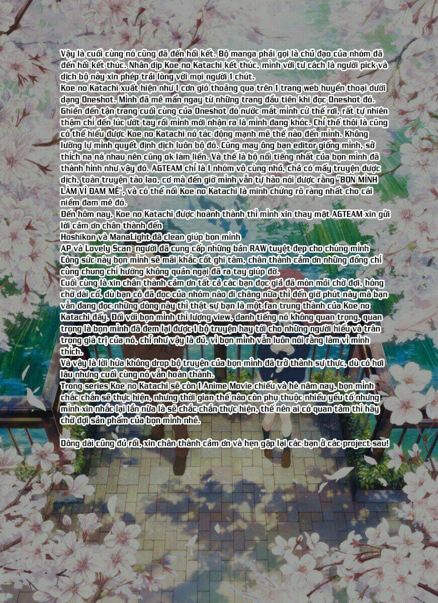 Koe No Katachi Chương 62 Ảnh 3