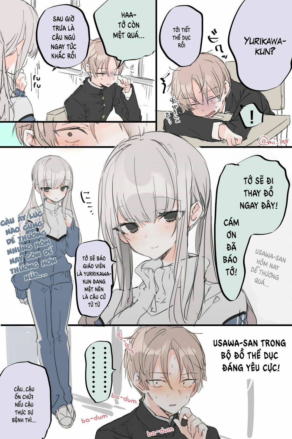 Cô Bạn Dễ Thương Cùng Bàn Chương 3 Ảnh 3