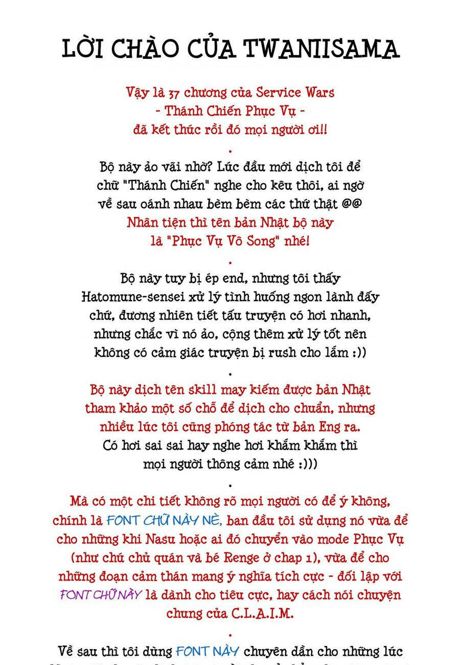 Service Wars - Thánh Chiến Phục Vụ Chương 37 Ảnh 18
