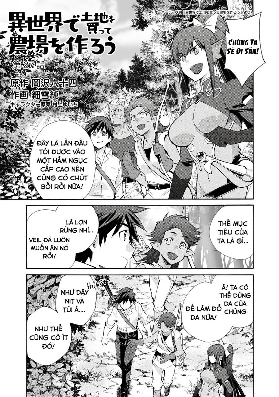 Isekai De Tochi O Katte Noujou O Tsukurou Chương 27.1 Ảnh 3