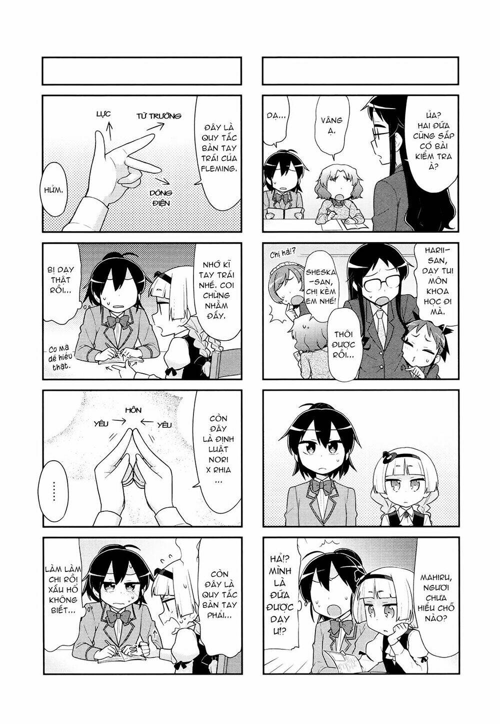 Majyo To Houki To Kurobuchi Megane Chương 35 Ảnh 5