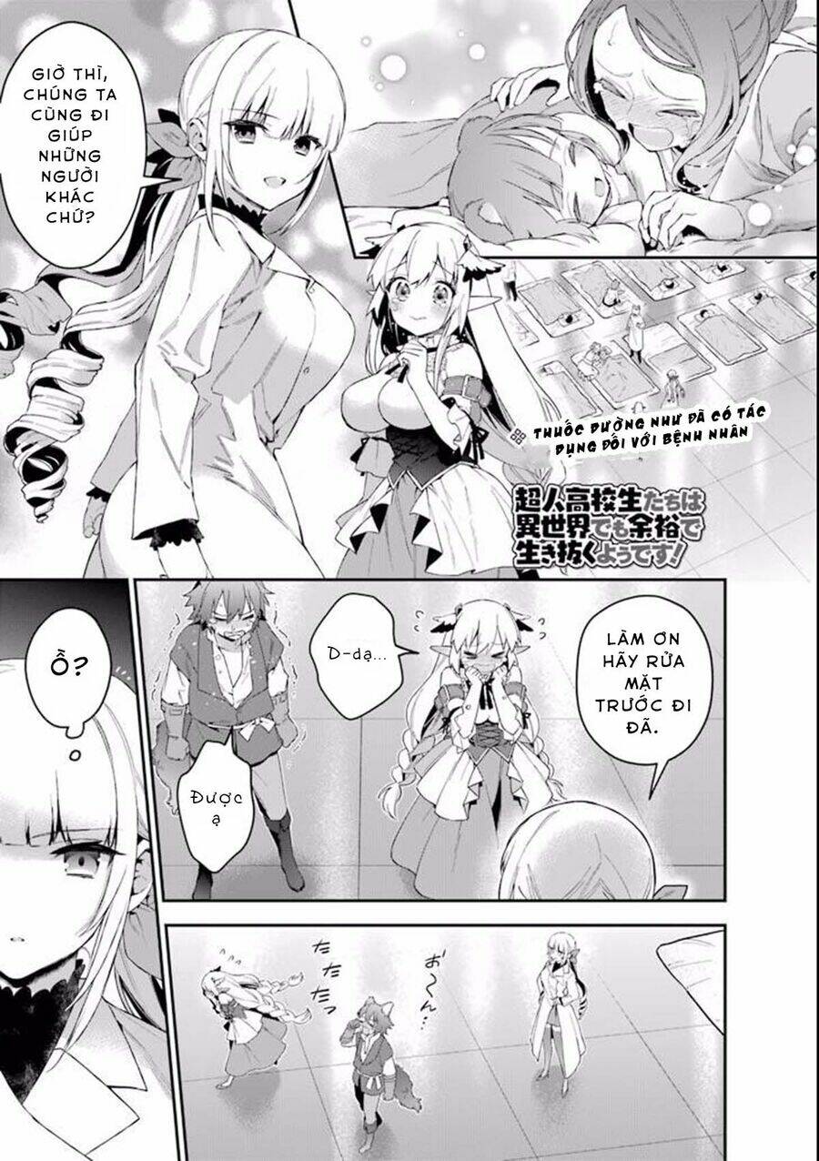 Choujin Koukousei-Tachi Wa Isekai Demo Yoyuu De Ikinuku You Desu Chương 39 Ảnh 3