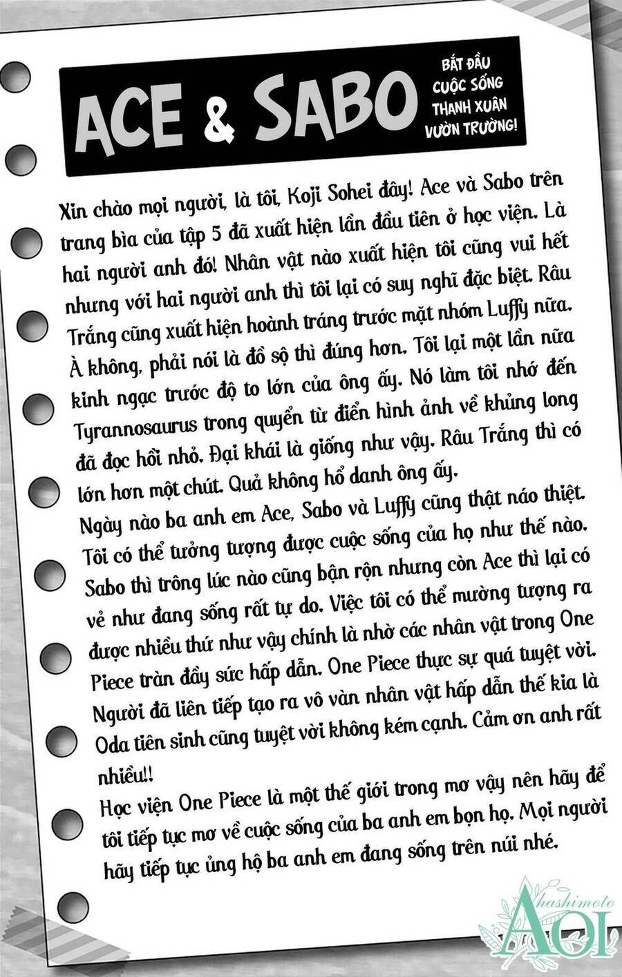 Học Viện One Piece Chương 20 Ảnh 38