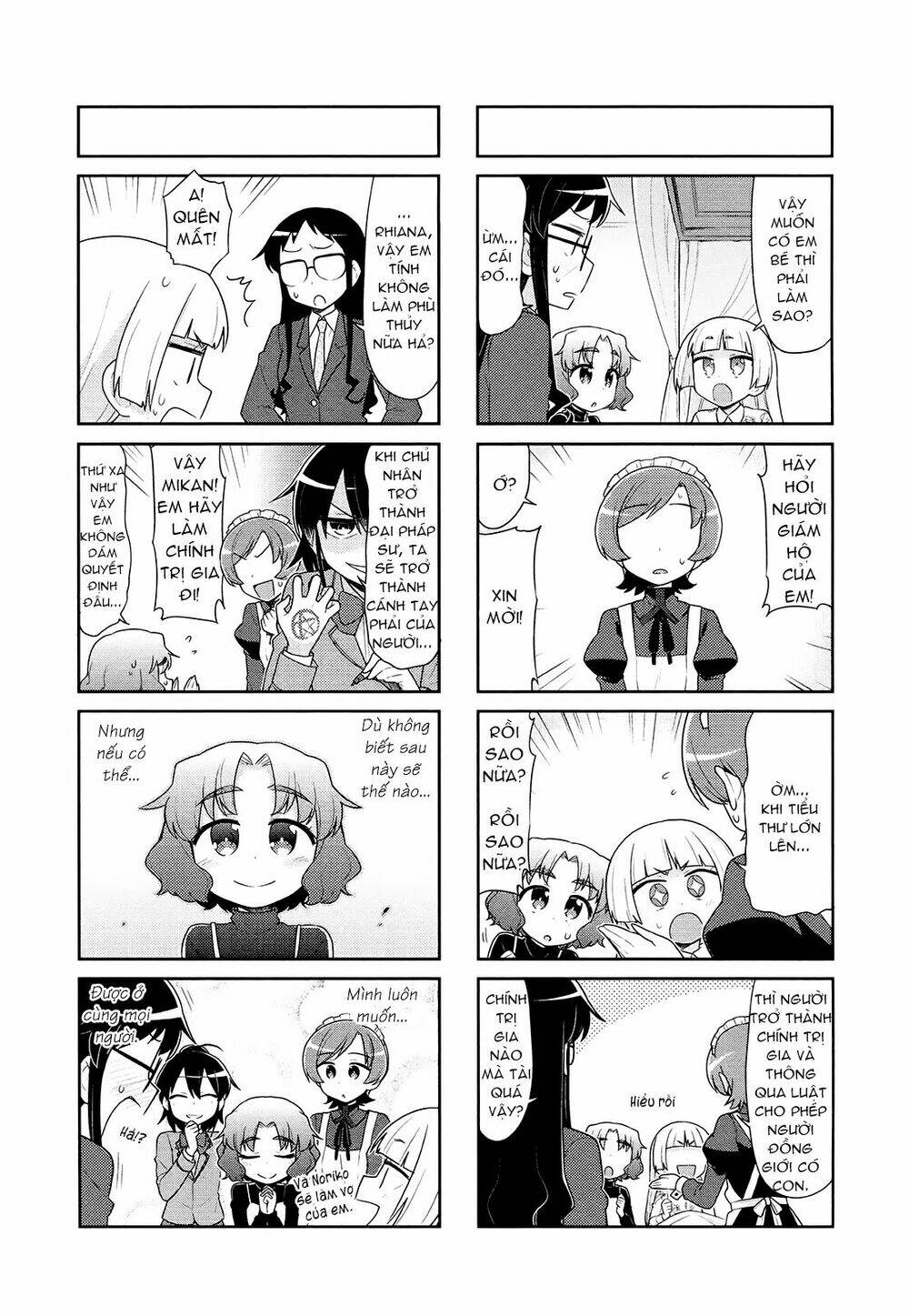 Majyo To Houki To Kurobuchi Megane Chương 40 Ảnh 10