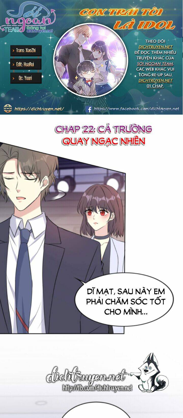 Con Trai Tôi Là Thần Tượng Hàng Đầu Chương 22 Ảnh 2