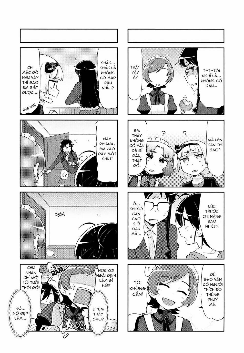 Majyo To Houki To Kurobuchi Megane Chương 24 Ảnh 4