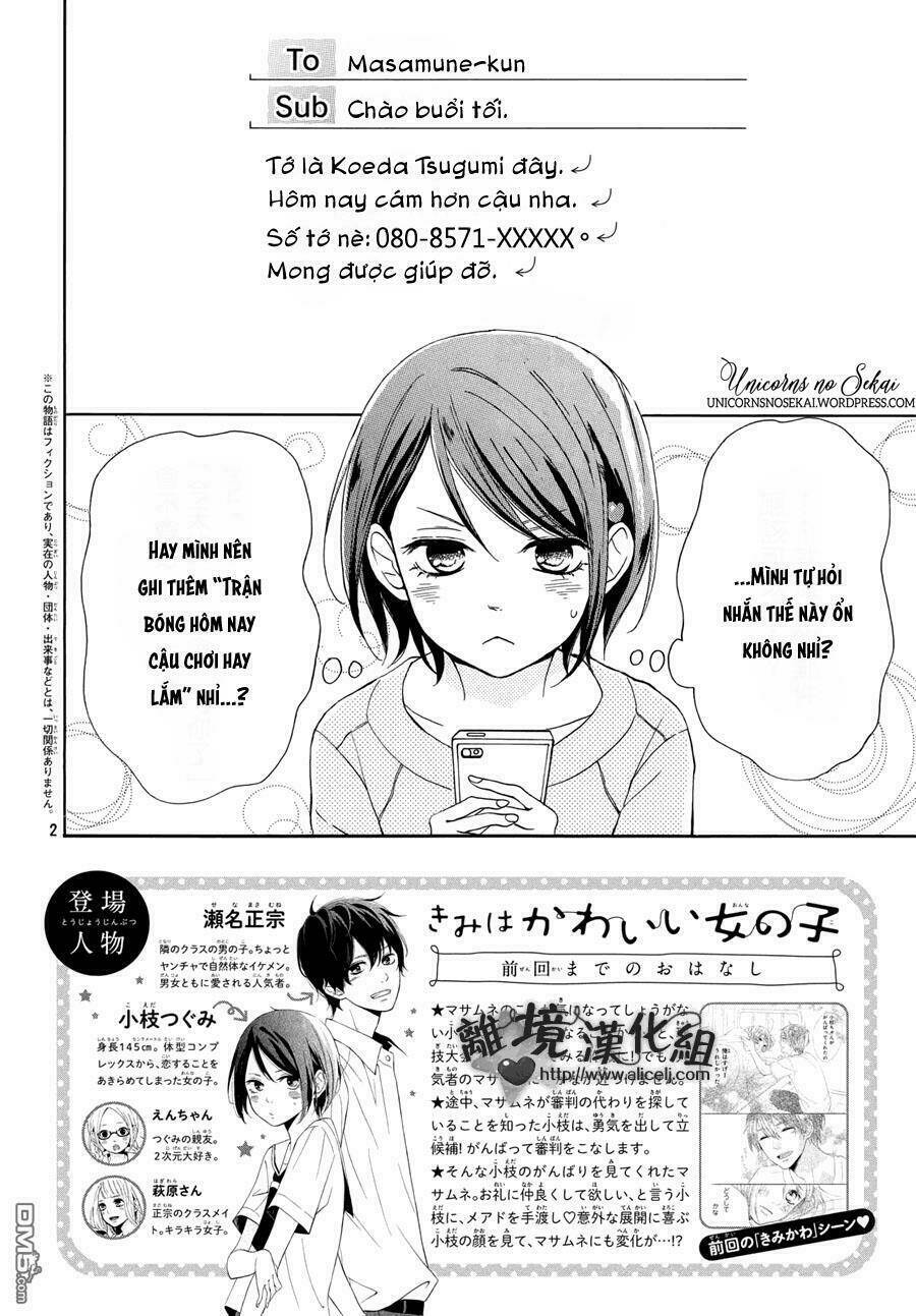 Kimi Wa Kawaii Onnanoko Chương 4 Ảnh 5