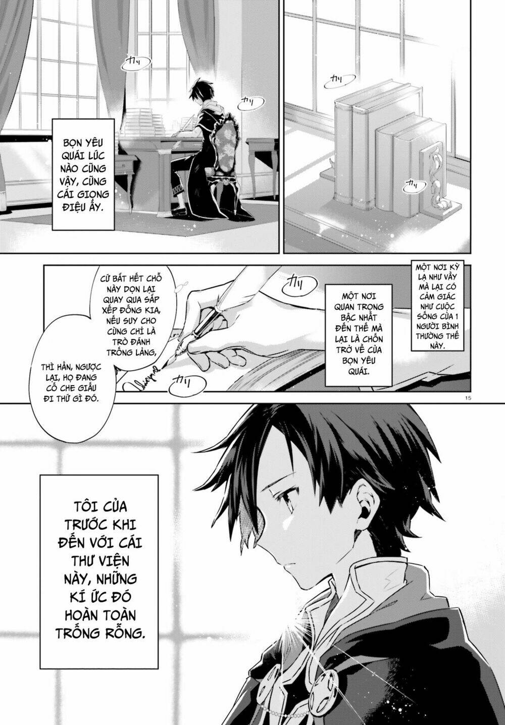 Kagami No Mukou No Saihate Toshokan: Kou No Yuusha To Itsuwari No Maou Chương 1 Ảnh 19
