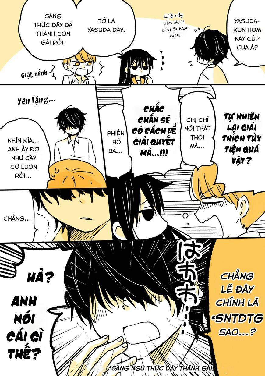 Mendokusagari Danshi Koukousei Ga Asa Okitara Onnanoko Ni Natteita Hanashi Chương 3 Ảnh 5