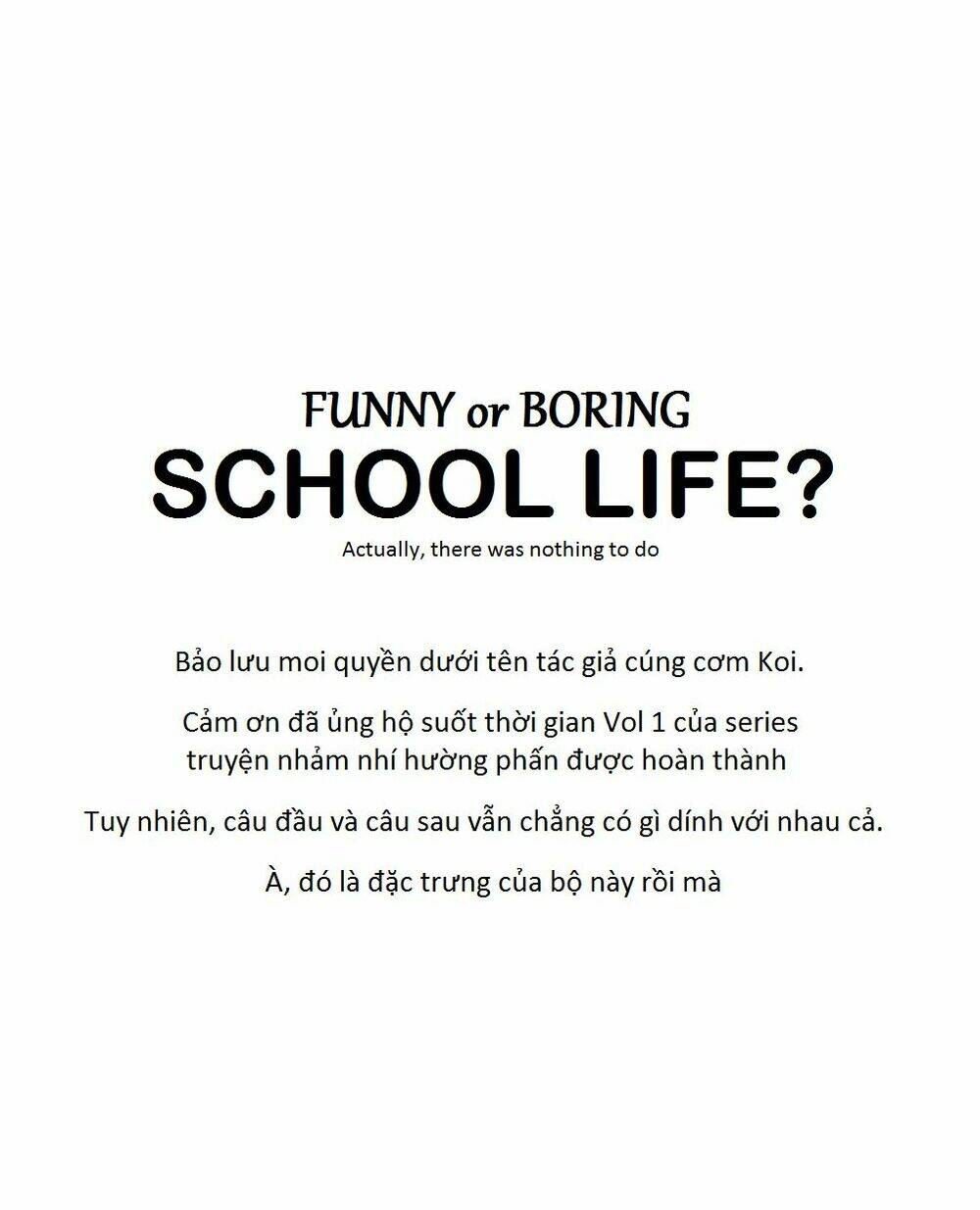 Funny Or Boring School Life? Chương 5 Ảnh 16