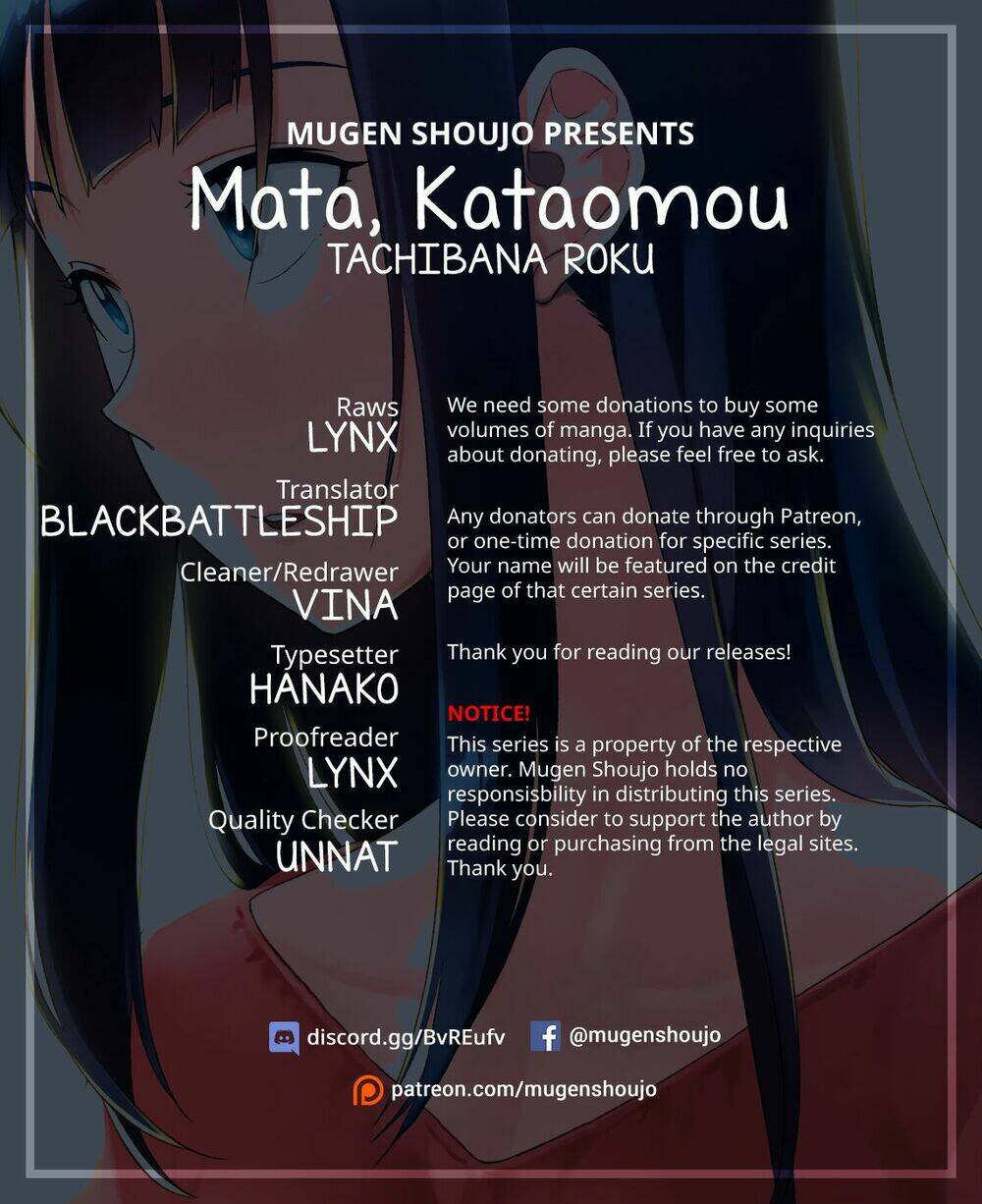 Yêu Vô Điều Kiện (Mata, Kataomou) Chương 14 Ảnh 4