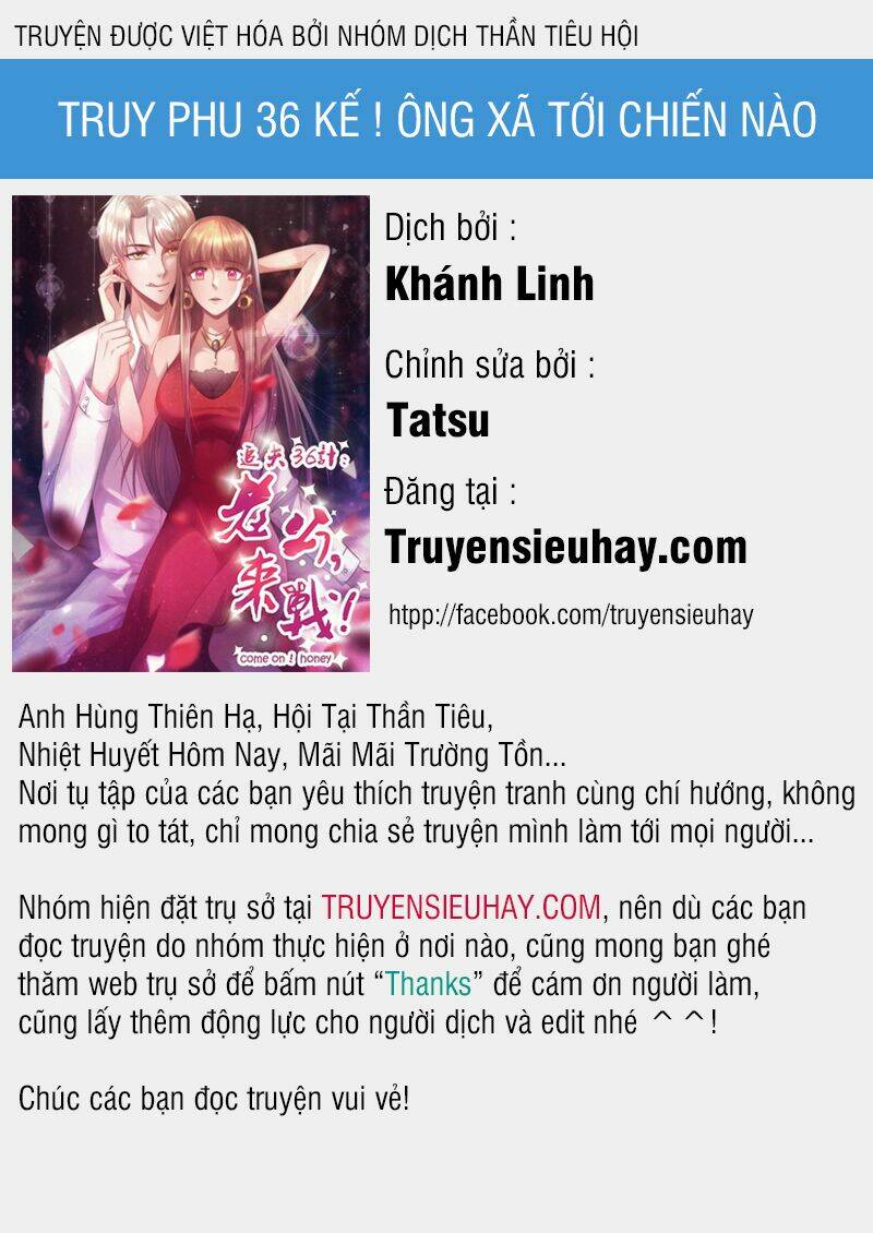36 Kế Theo Đuổi Chồng: Ông Xã À, Tới Chiến Nào! Chương 23 Ảnh 2