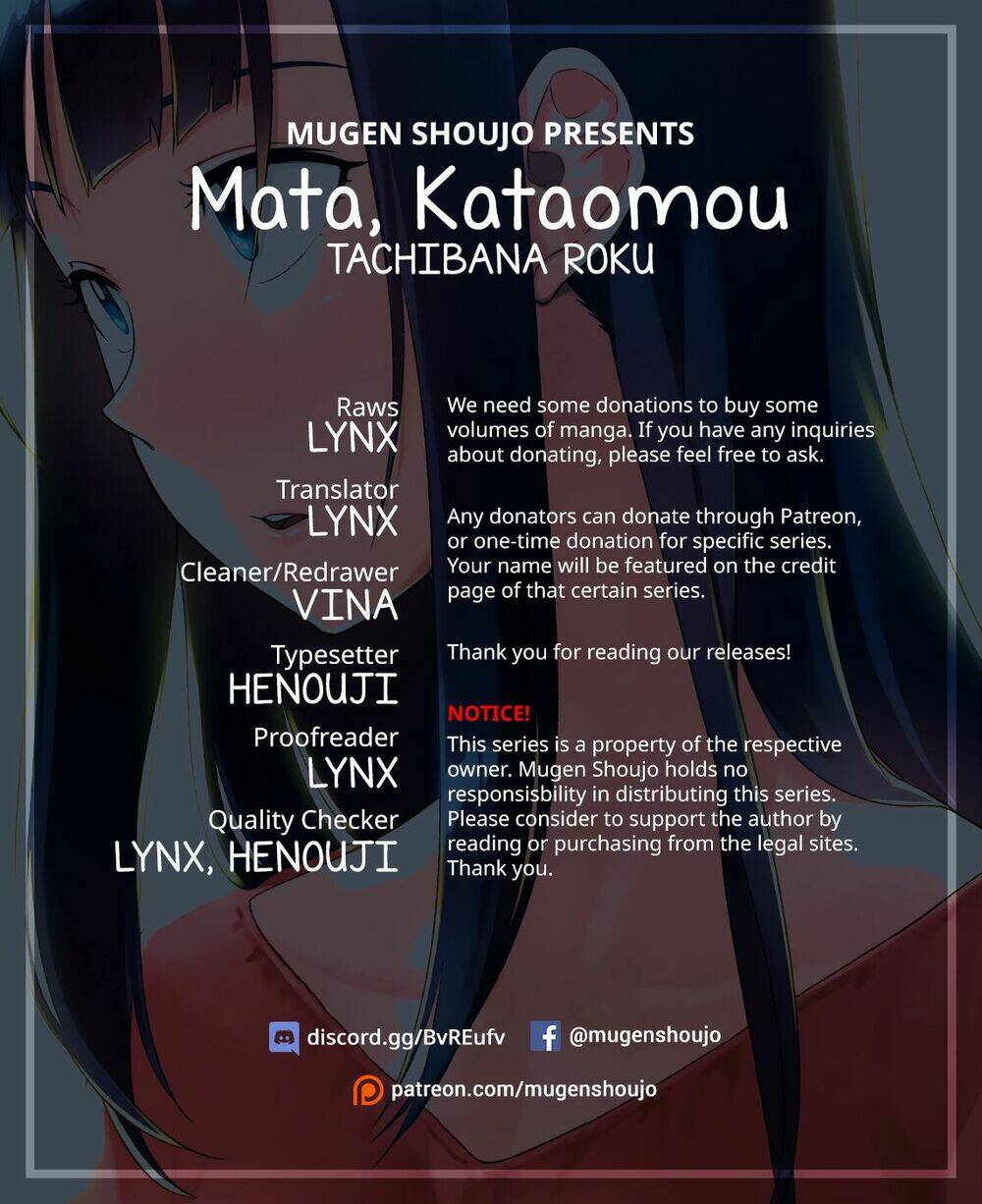 Yêu Vô Điều Kiện (Mata, Kataomou) Chương 12 Ảnh 4