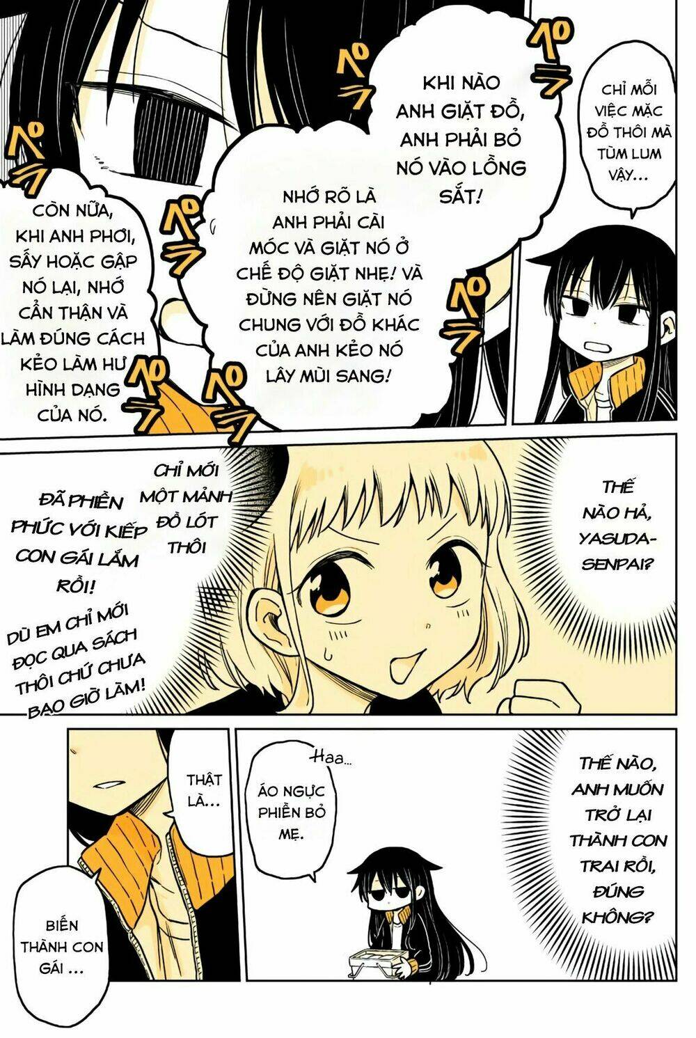 Mendokusagari Danshi Koukousei Ga Asa Okitara Onnanoko Ni Natteita Hanashi Chương 10.6 Ảnh 9