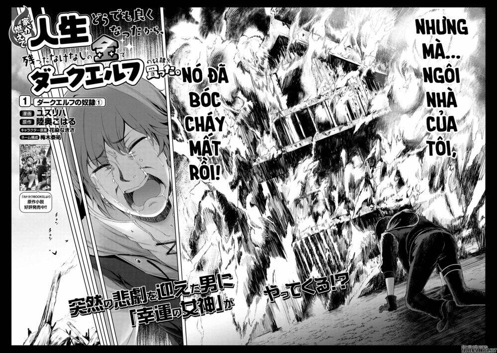 Ie Ga Moete Jinsei Dou Demo Yoku Natta Kara, Nokotta Nakenashi No Kin De Dark Elf No Dorei O Katta Chương 1 Ảnh 4