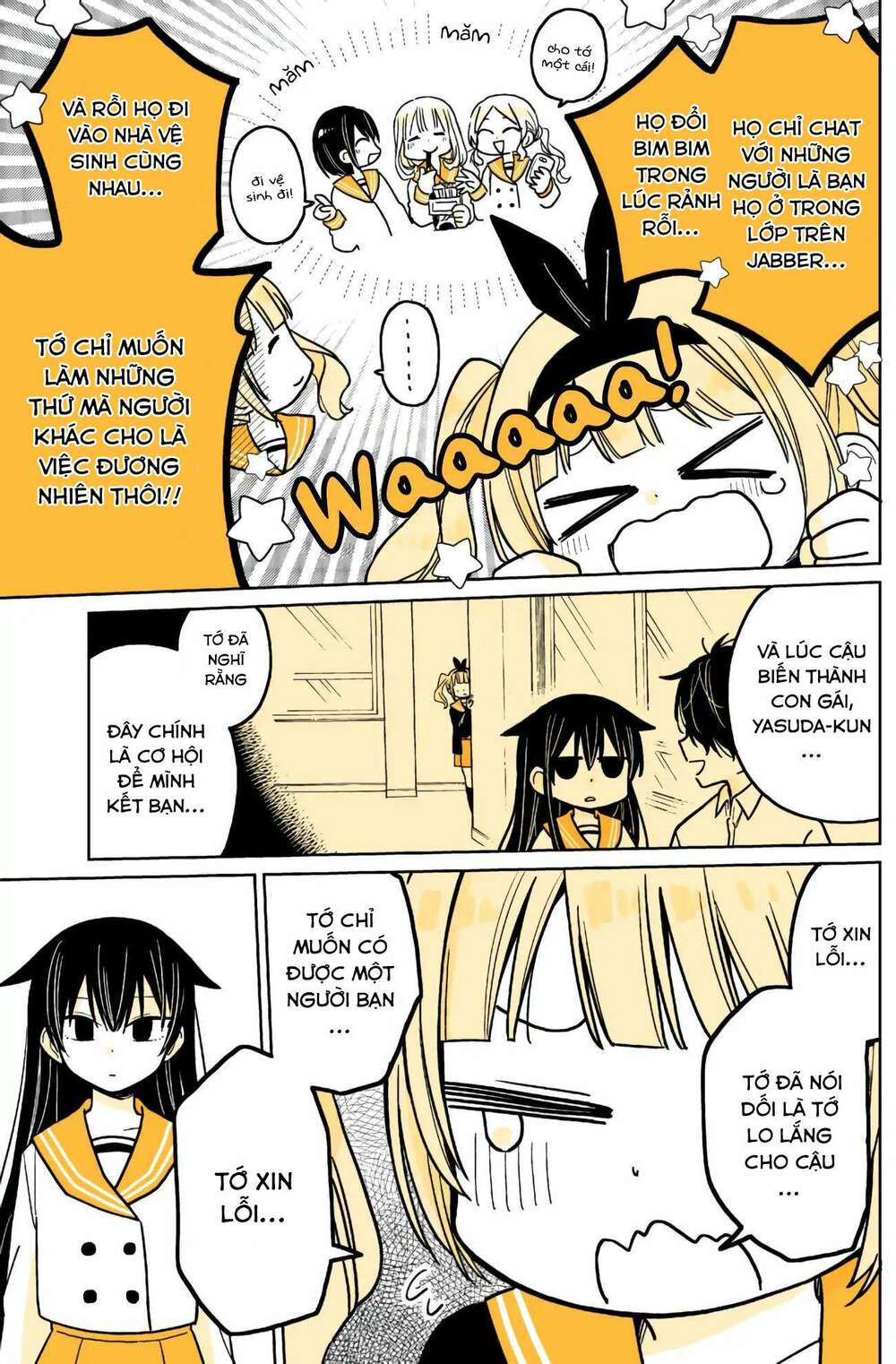 Mendokusagari Danshi Koukousei Ga Asa Okitara Onnanoko Ni Natteita Hanashi Chương 13 Ảnh 3