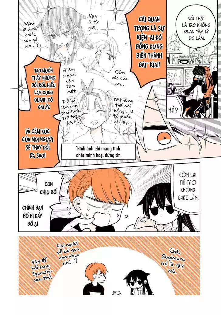 Mendokusagari Danshi Koukousei Ga Asa Okitara Onnanoko Ni Natteita Hanashi Chương 15.1 Ảnh 8