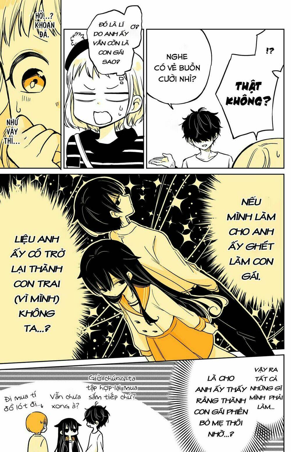 Mendokusagari Danshi Koukousei Ga Asa Okitara Onnanoko Ni Natteita Hanashi Chương 10.6 Ảnh 4
