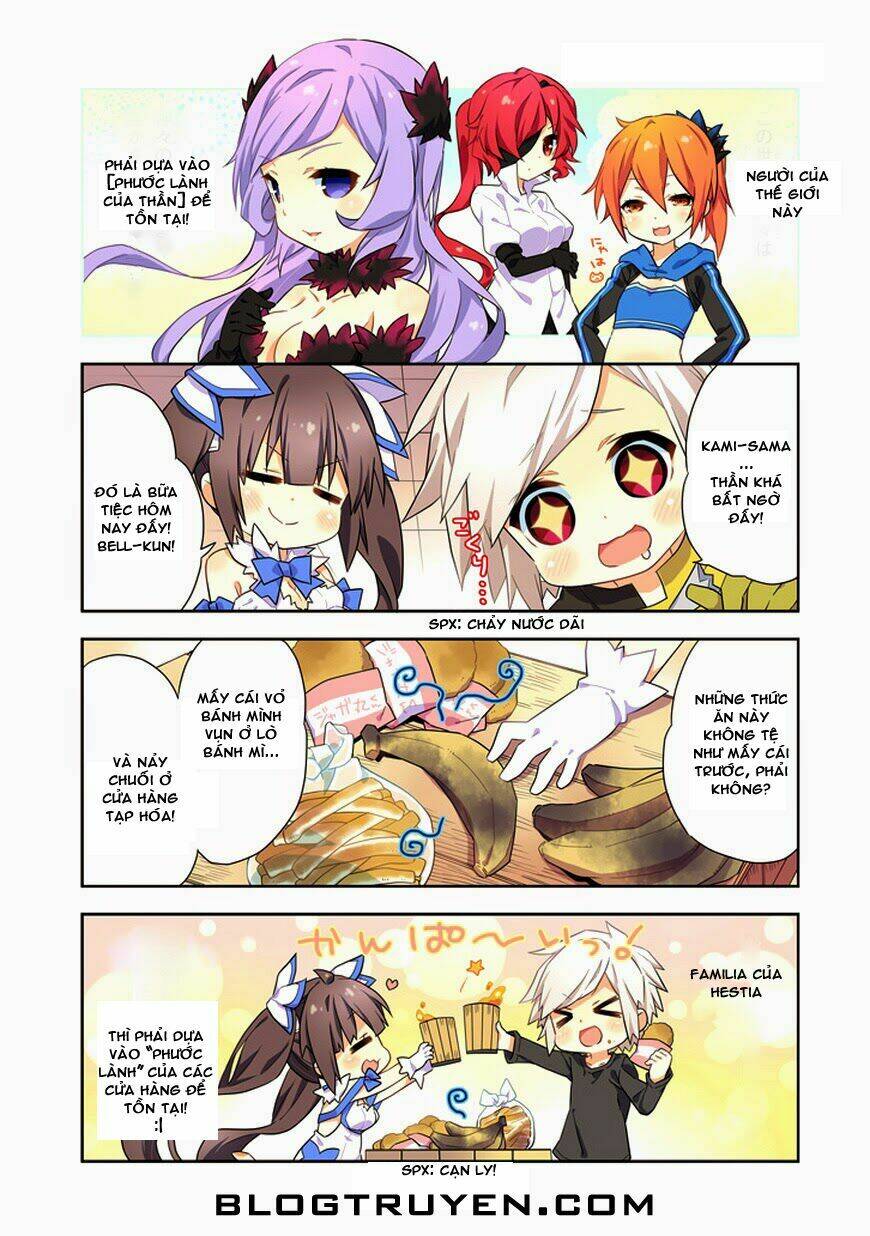 Dungeon Ni Deai O Motomeru No Wa Machigatte Iru Darou Ka 4koma - Days Of Goddess Chương 1 Ảnh 9