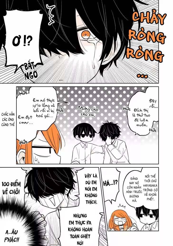 Mendokusagari Danshi Koukousei Ga Asa Okitara Onnanoko Ni Natteita Hanashi Chương 15.2 Ảnh 6