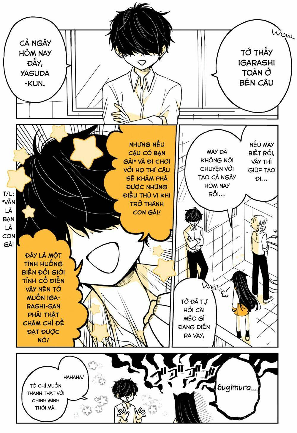 Mendokusagari Danshi Koukousei Ga Asa Okitara Onnanoko Ni Natteita Hanashi Chương 12 Ảnh 12