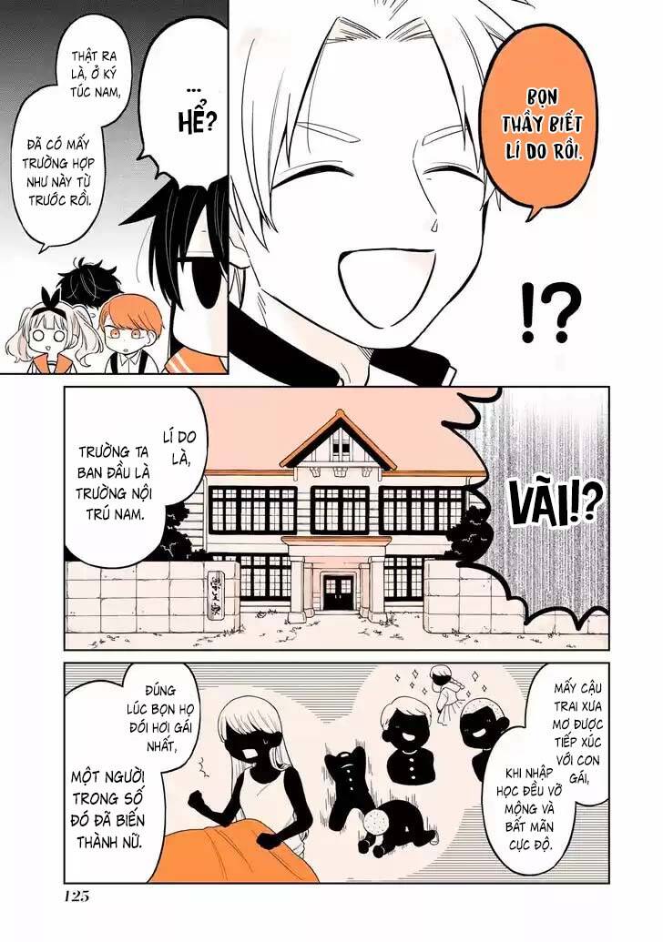Mendokusagari Danshi Koukousei Ga Asa Okitara Onnanoko Ni Natteita Hanashi Chương 15.1 Ảnh 13