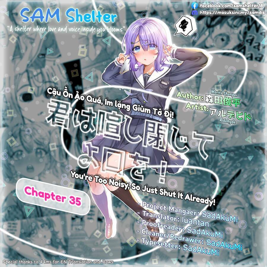 Kimi Wa Yakamashi Tojite Yo Kuchi Wo! Chương 69 Ảnh 18