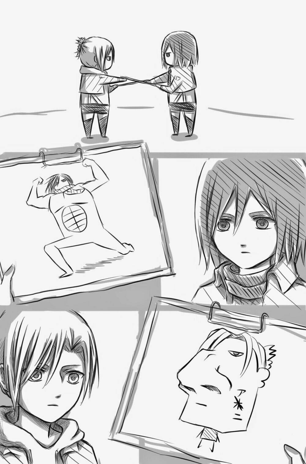 Đại Chiến Titan - Doujinshi Về Các Cô Gái Chương 67 Ảnh 3
