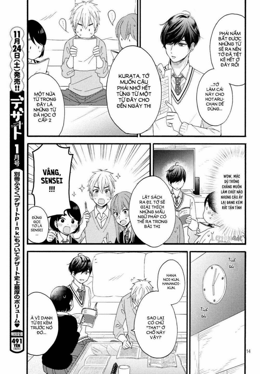 Hananoi-Kun Và Căn Bệnh Tình Yêu Chương 9 Ảnh 17