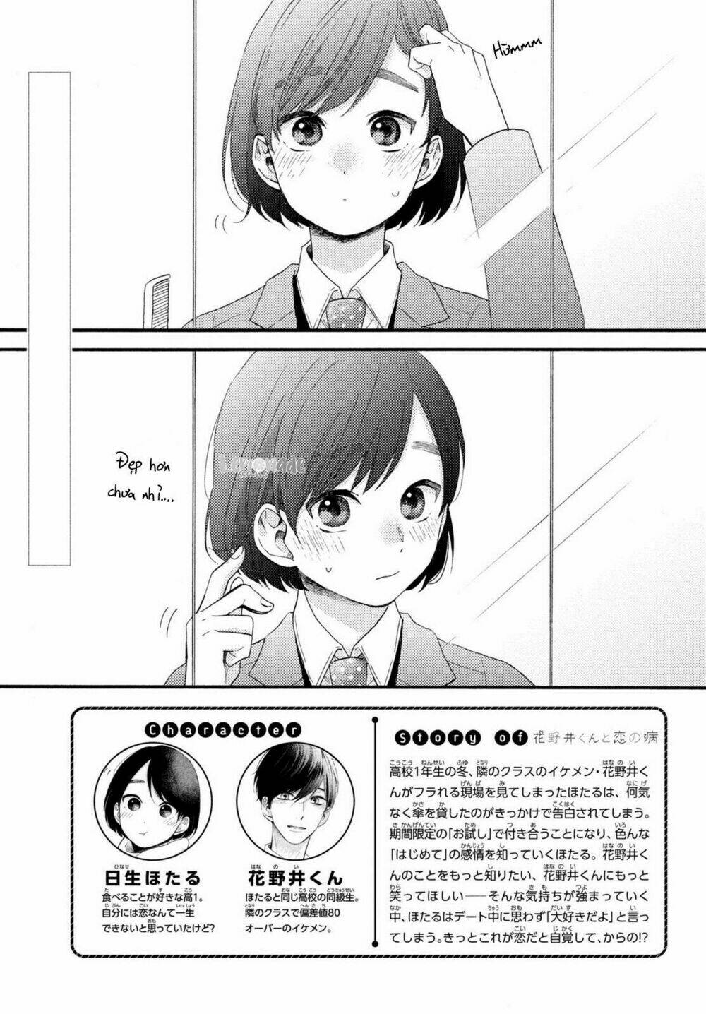 Hananoi-Kun Và Căn Bệnh Tình Yêu Chương 9 Ảnh 5