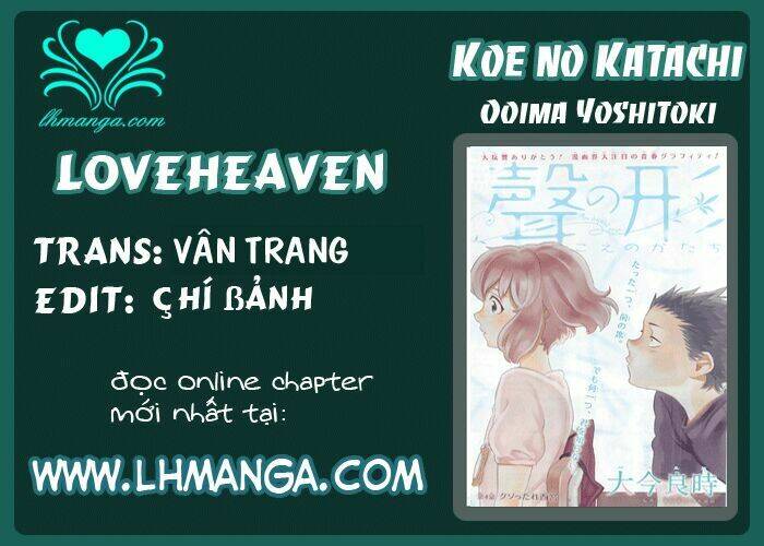 Koe No Katachi Chương 58 Ảnh 19