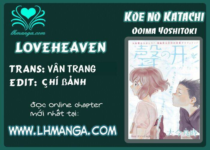 Koe No Katachi Chương 59 Ảnh 20