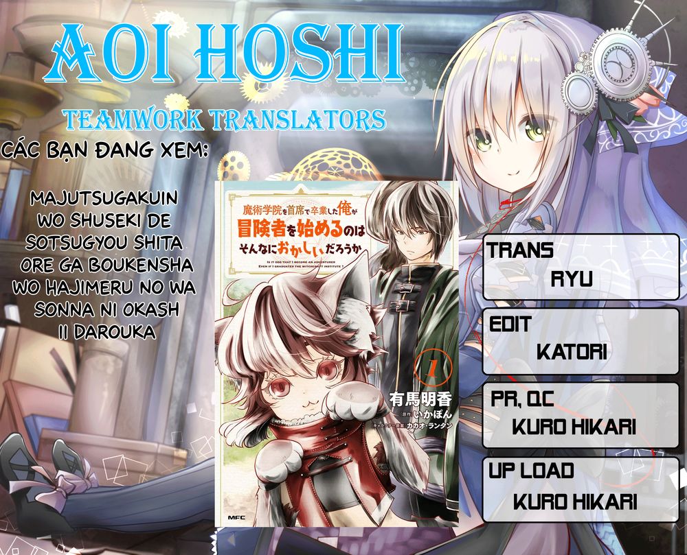 Majutsugakuin Wo Shuseki De Sotsugyou Shita Ore Ga Boukensha Wo Hajimeru No Wa Sonna Ni Okashii Daro Chương 3 Ảnh 2