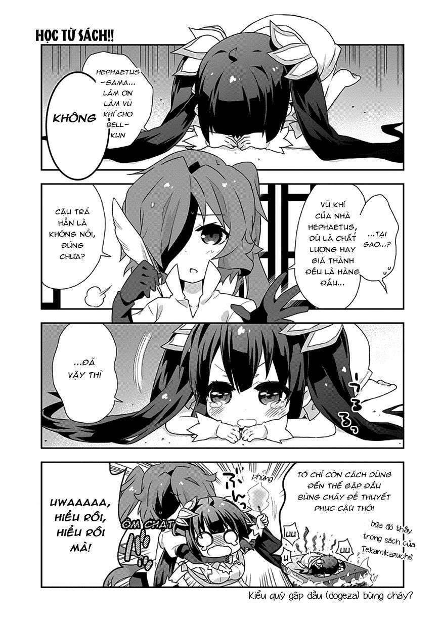 Dungeon Ni Deai O Motomeru No Wa Machigatte Iru Darou Ka 4koma - Days Of Goddess Chương 5 Ảnh 7