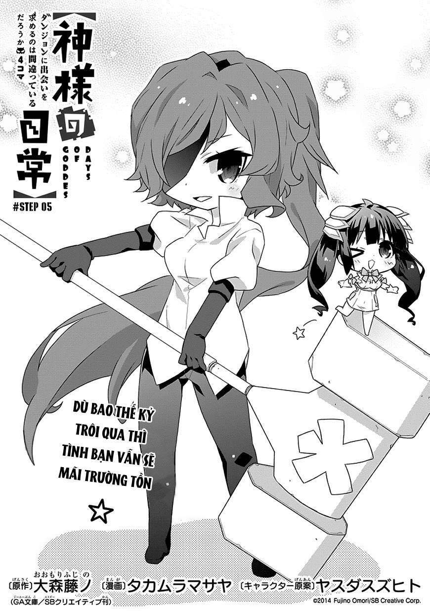 Dungeon Ni Deai O Motomeru No Wa Machigatte Iru Darou Ka 4koma - Days Of Goddess Chương 5 Ảnh 5