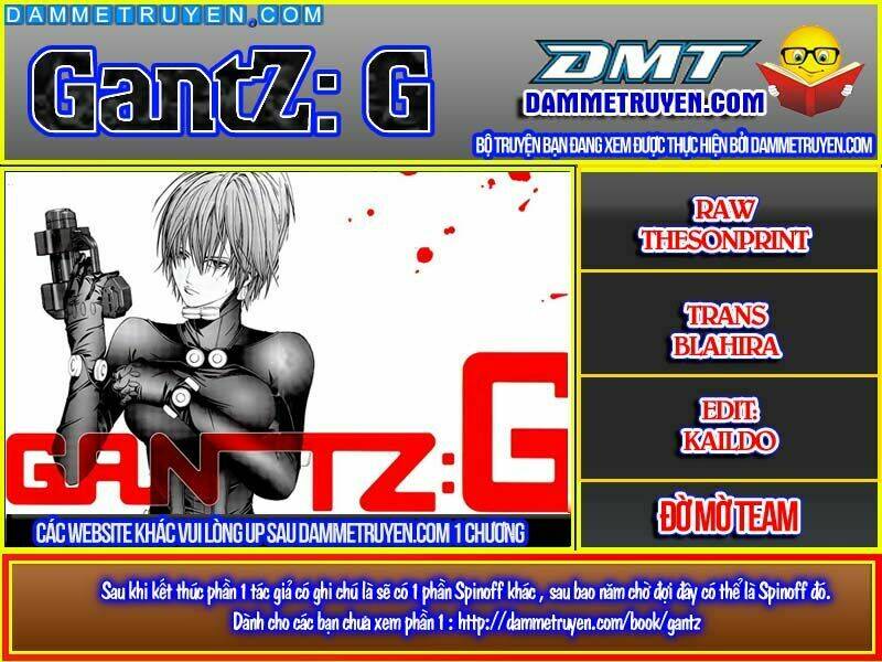 Gantz: G Chương 2 Ảnh 2