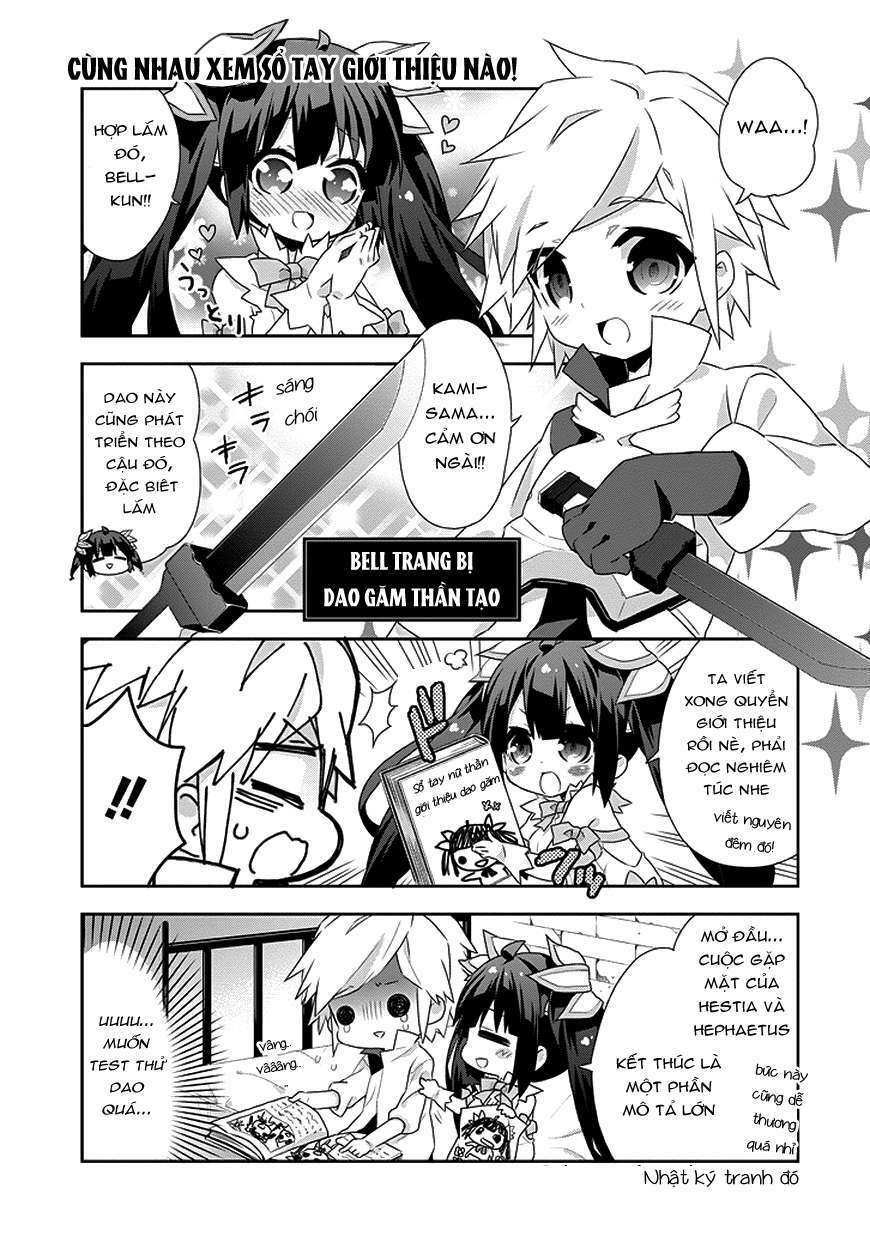 Dungeon Ni Deai O Motomeru No Wa Machigatte Iru Darou Ka 4koma - Days Of Goddess Chương 5 Ảnh 9