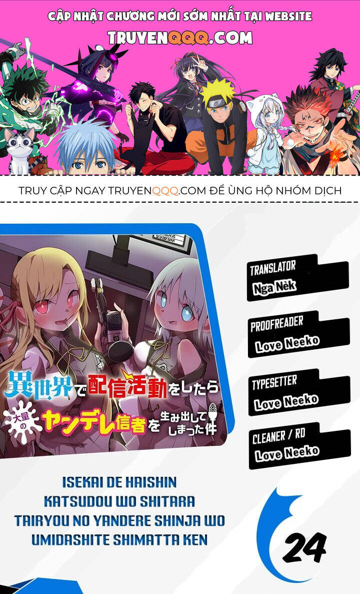 Isekai De Haishin Katsudou Wo Shitara Tairyou No Yandere Shinja Wo Umidashite Shimatta Ken Chương 24 Ảnh 3