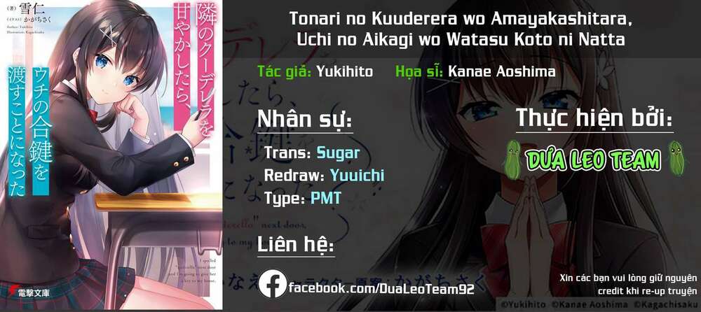 Tonari No Kuuderera O Amayakashitara, Uchi No Aikagi O Watasu Koto Ni Natta Chương 1 Ảnh 3