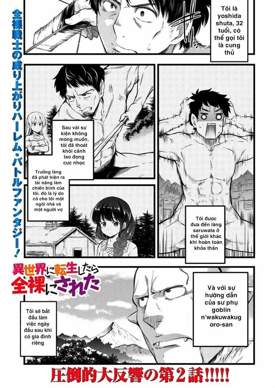 Isekai Ni Tensei Shitara Zenra Ni Sareta Chương 2 Ảnh 4