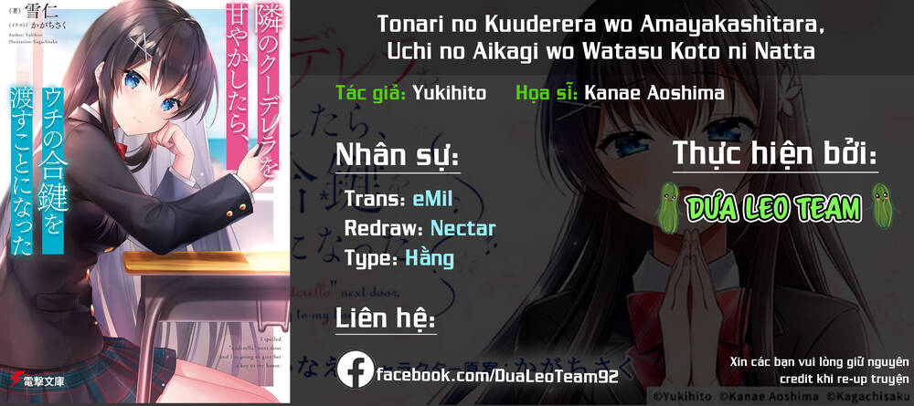 Tonari No Kuuderera O Amayakashitara, Uchi No Aikagi O Watasu Koto Ni Natta Chương 2 Ảnh 3