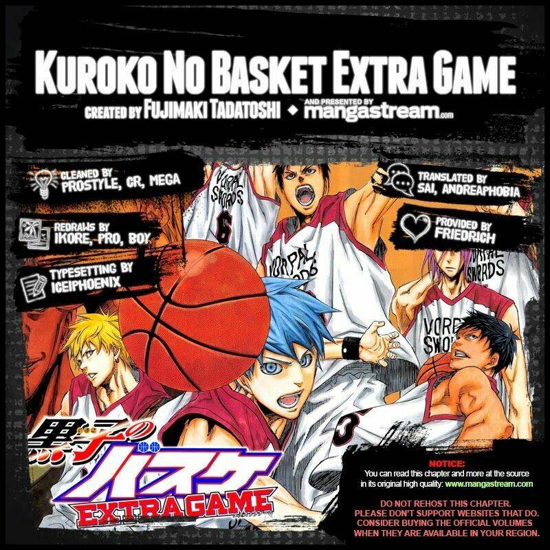 Kuroko – Tuyển Thủ Vô Hình: Trận Đấu Cuối Cùng Chương 1 Ảnh 3