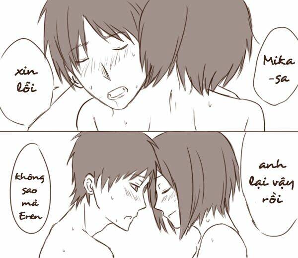 Tấn Công Người Khổng Lồ - Doujinshi Eren X Mikasa Chương 56 Ảnh 6