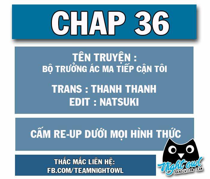 Bộ Trưởng Ác Ma Tiếp Cận Tôi Chương 36 Ảnh 2